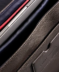 Tommy Hilfiger Men's Pebble Faux-Leather Leo Messenger Bag