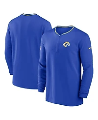 Nike Men's Royal Los Angeles Rams Coach Half-Zip Sweatshirt