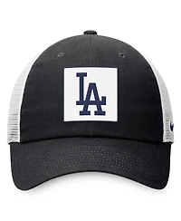 Nike Men's Black Los Angeles Dodgers Rise Adjustable Trucker Hat