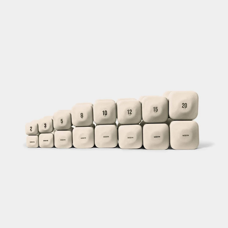 WeGym SafeGrip Dumbbells - 12 lbs