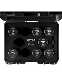 Dzofilm Vespid Prime Cinema 7-Lens Kit V2 with 25mm, 35mm, 50mm, 75mm, 100mm, 125mm T2.1, 16mm T2.8 Lens for Pl & Ef Mount