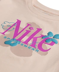 Nike Toddler Girls 2-Piece Dri-fit Wild Flower Scooter Set