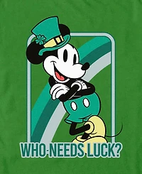 Mickey Classic Men's Dis Need Luck Short Sleeve T-Shirt