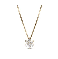 Pandora Gold-Plated Sparkling Herbarium Cluster Pendant Necklace