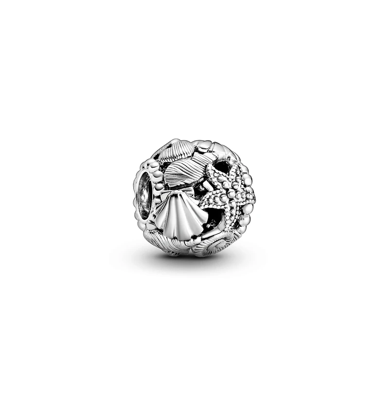 Pandora Sterling Silver Shell and Starfish Charms