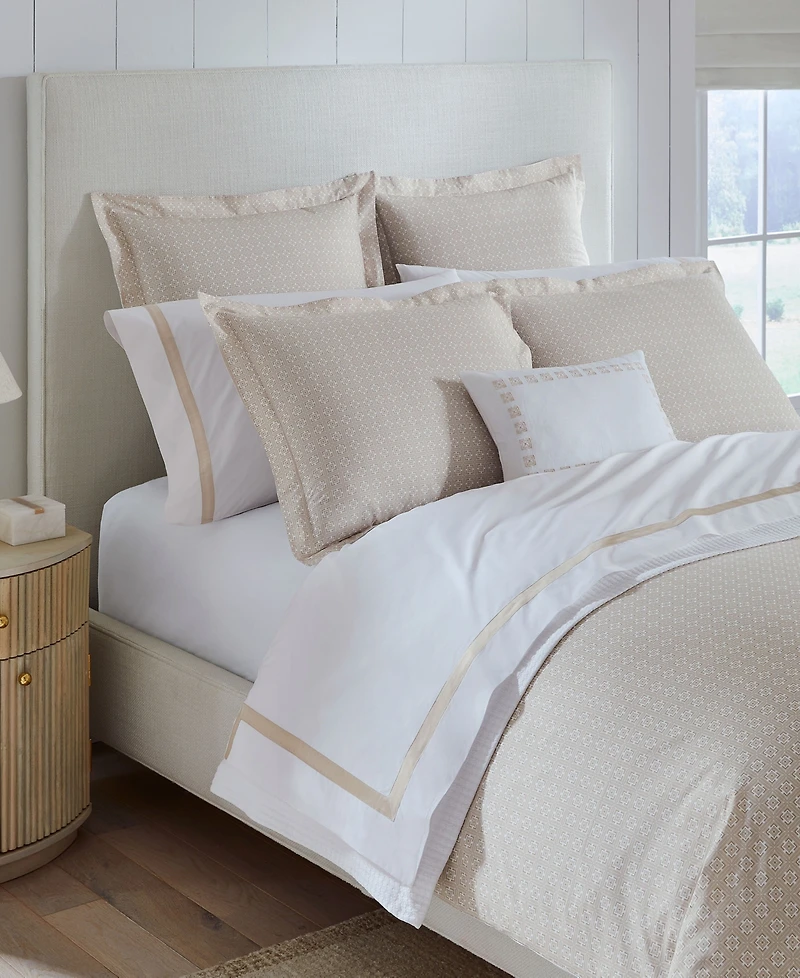 Sferra Sassetta Geometric Design Sham, King