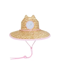 Bits & Bows Girls Lifeguard Hat in Pink