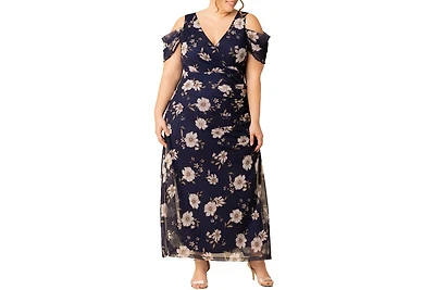 Kiyonna Plus Seraphina Mesh Gown