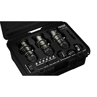 Dzofilm Catta Ace Cine 3-Lens Bundle with 18-35mm, 35-80mm, 70-135mm T2.9 Lens for Pl Mount and Canon Ef, Black