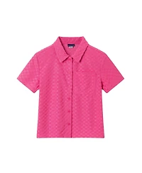 Andy & Evan Big Girls Toddler/Child Terry Button Up Set