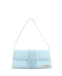 Pre-Owned Jacquemus Long Le Bambino Flap Shoulder Bag Suede