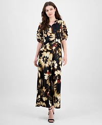 Anne Klein Women's Printed Pull-On Maxi Skirt