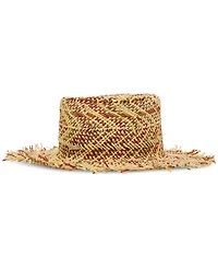 Steve Madden H-Coley Coastal Chevron Straw Bucket Hat