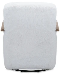 Glympton 29" Fabric Swivel Chair, Exclusively at Macy's