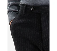 Tommy Hilfiger Men's Modern-Fit Knit Pinstripe Suit Separate Pants