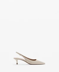 Mango Women's Heel Leather Shoes