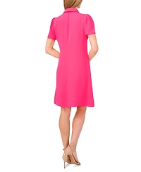 CeCe Women's Short-Sleeve Collared Polo Dress