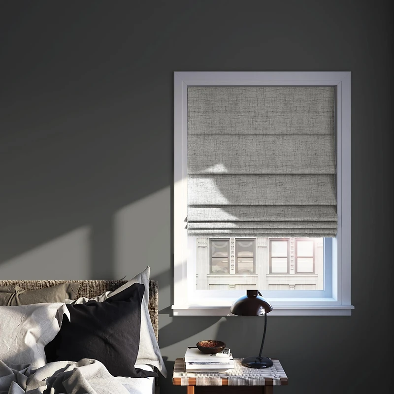 Somerton Textured 100% Blackout Cordless Roman Shade