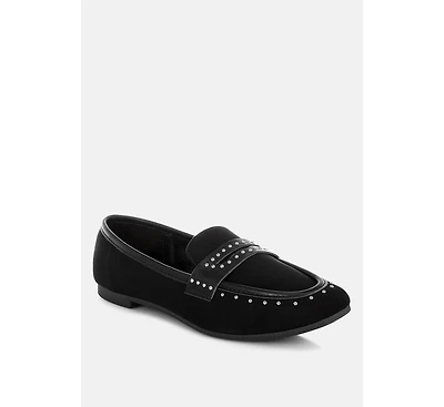 Lumina Penny Strap Studded Loafers Women