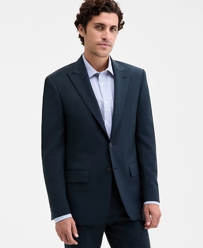 Calvin Klein Men's Slim-Fit Wool-Blend Suit Jacket