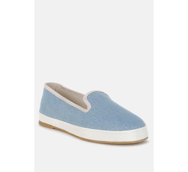 Palin Denim Slip On Loafers