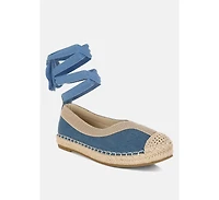 Nalya Detachable Lace Up Espadrille Sandals
