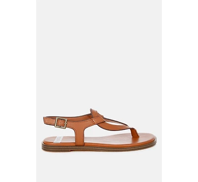 Torad Thong Toe Cut-Out Flats