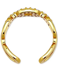 Giani Bernini Cubic Zirconia Link Adjustable Toe Ring Sterling Silver (also 18k Gold-Plated Silver), Exclusively at Macy's