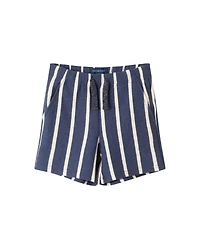 Andy & Evan Toddler Boys Toddler/Child Palm Stripe Print Linen Buttondown Set