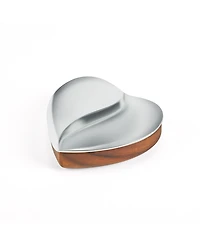 Nambe Eat Your Heart Out Trinket Box with Lid