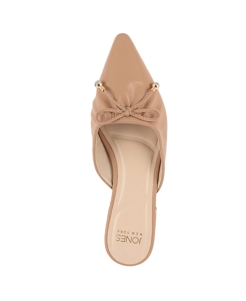Jones New York Women's Karise Pointed Toe Slip On Mules