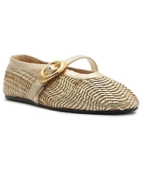 Arezzo Women's Esme Round Toe Ballet Flats