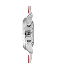 Abingdon Co. Women's Jordan Chronograph Multifunctional Victory Red Leather Strap Watch, 40mm