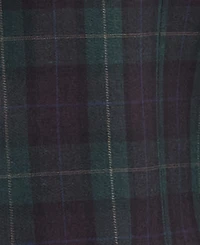 Bar Iii Men's Slim-Fit Green & Burgundy Plaid Suit Separate Jacket, Macy's Exclusive