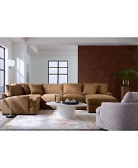Rhyder Fabric Sectional Collection Exclusively At Macys
