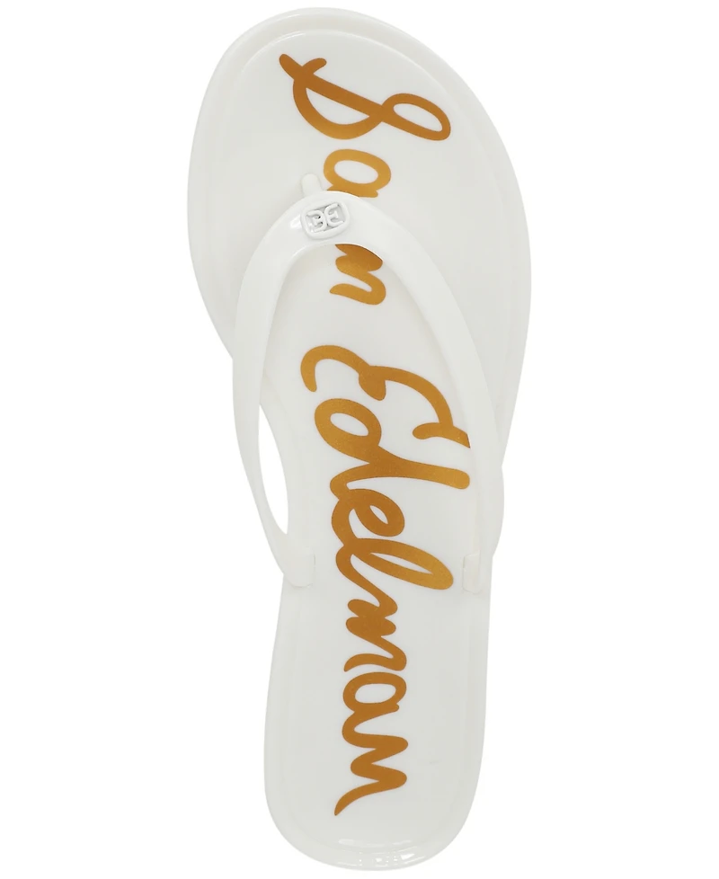Sam Edelman Women's Dean Jelly Thong Flat Sandals