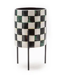 Mackenzie-Childs Courtly Check Tabletop Planter