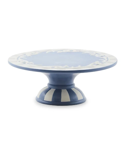 Mackenzie-Childs Cameo Small Pedestal Platter