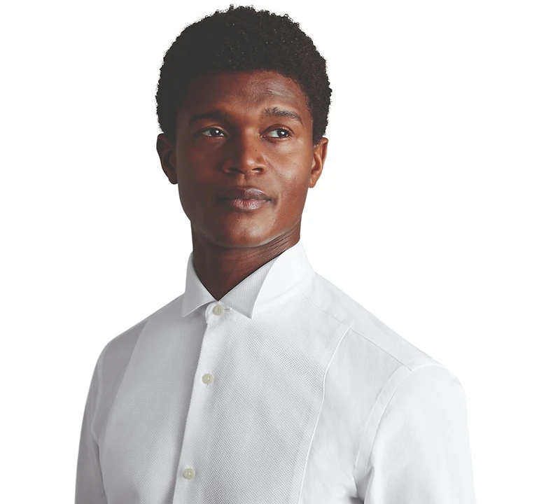 Charles Tyrwhitt Men's Slim-Fit Tuxedo Dress Shirt