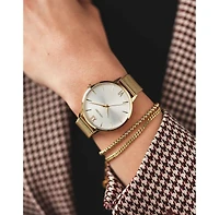 Vincero Women's Cuban Link Bracelet – Polished Gold Plated Stainless Steel