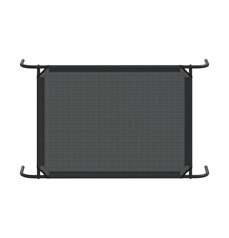 Elevated Dog Bed Black L Textilene