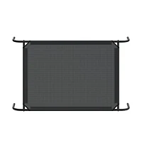 Elevated Dog Bed Black L Textilene