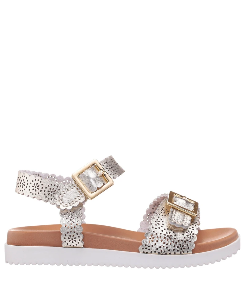 Nina Little Girls Saturn Footbed Sandals