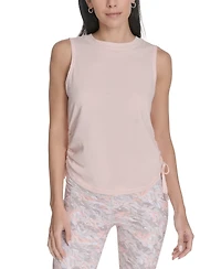 Calvin Klein Performance Women's Ruched Side-Tie Tank Top