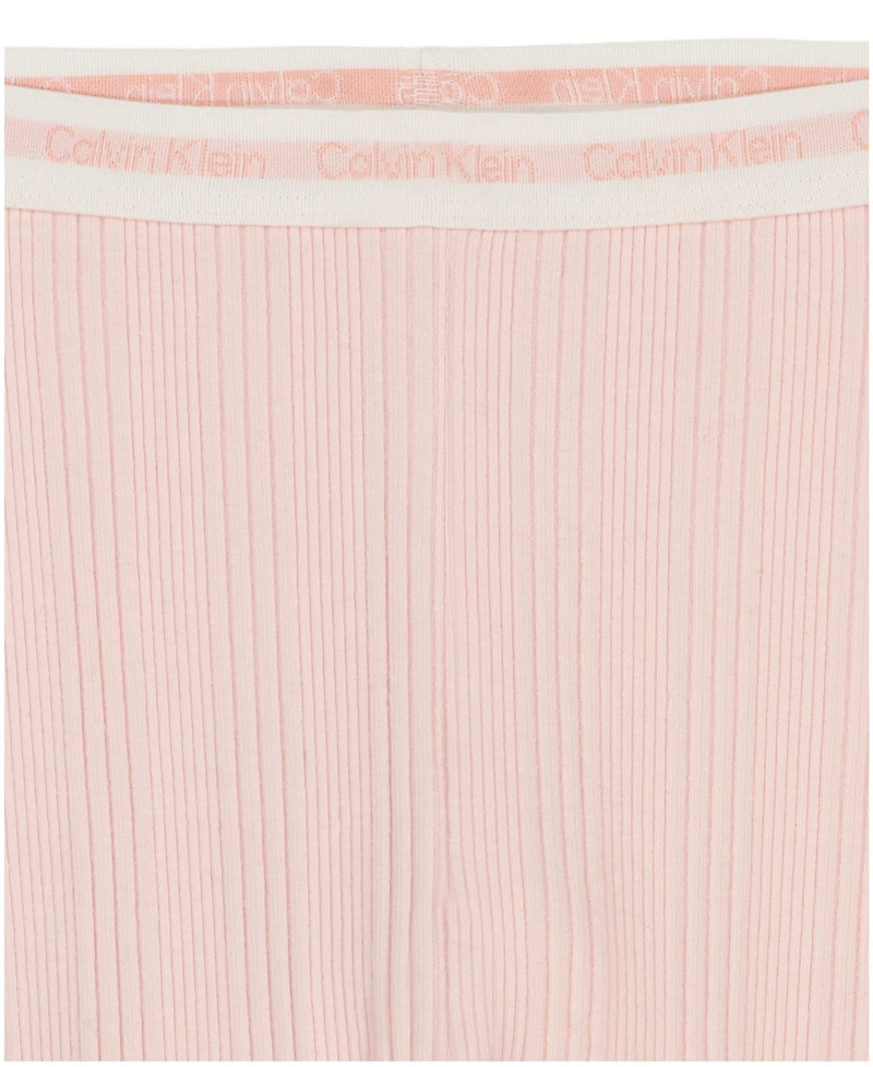 Calvin Klein Baby Girls 2-Pack Combed Pull-Up Pants