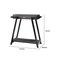 Console Table with Angled Leg Support and Drawer for Stylish Storage and Entryway Decor
