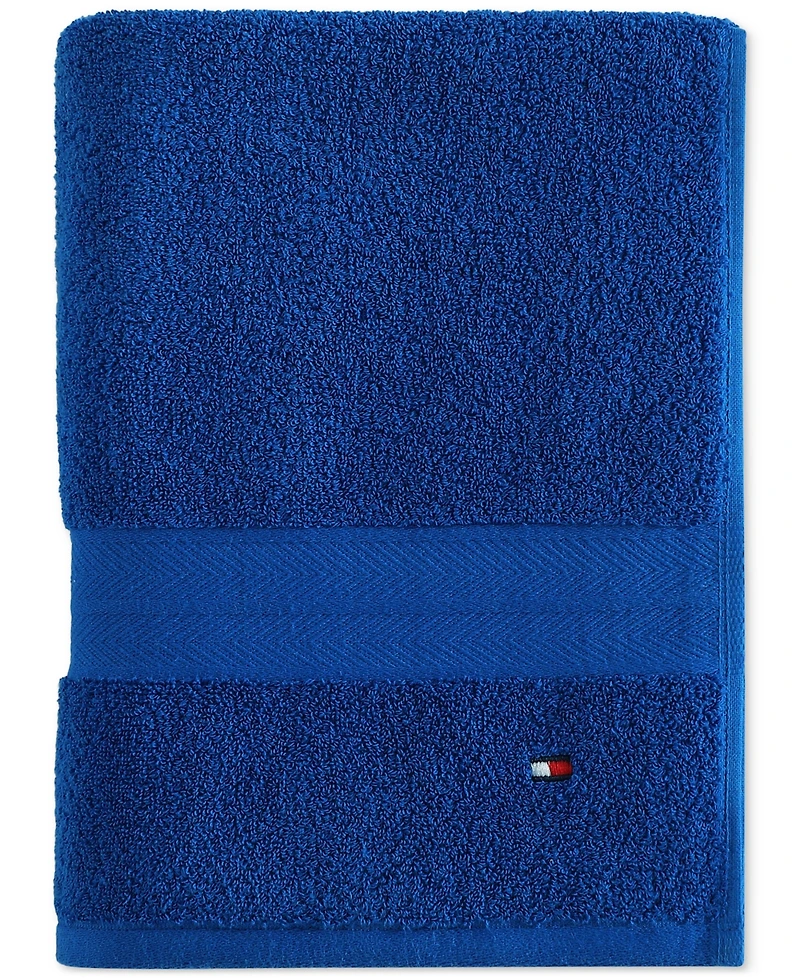 Tommy Hilfiger Home Modern American Solid Cotton Bath Towel, 30" x 54"