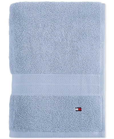 Tommy Hilfiger Home Modern American Solid Cotton Bath Towel, 30" x 54"