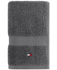 Tommy Hilfiger Home Modern American Solid Cotton Hand Towel, 16" x 26"