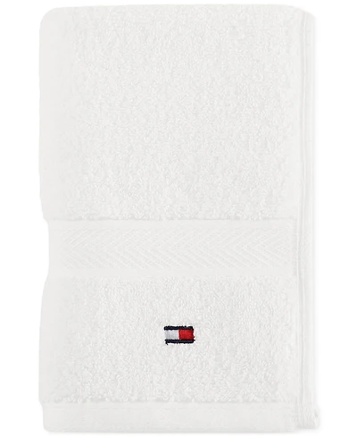 Tommy Hilfiger Home Modern American Solid Cotton Hand Towel, 16" x 26"